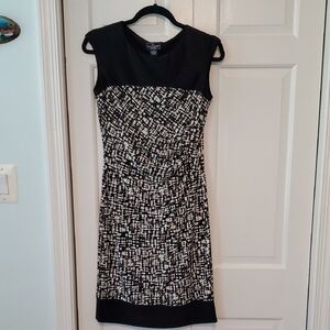 Black And White Classy Comfortable Dress